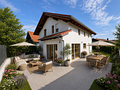 Sonniges Einfamilienhaus in Fertigbauweise in Deining - EEK A+ ! - Außenstaging 
