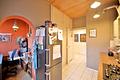 Frei werdende 3-Zimmer-Altbauwohnung mit Gartennutzung in Stuttgart-West - Küche & geschlossene Loggia