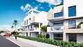 Appartements mit 2 Schlafzimmern, 2 Bädern, Klimaanlage, Einbauküchen mit Elektrogeräten, Tiefgaragenstellplatz, Gemeinschaftspool und Spa