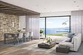 Exklusive Villa mit Privat-Resort-Charakter in Bestlage am Gardasee - Modernes Wohnzimmer mit Blick über den Gardasee