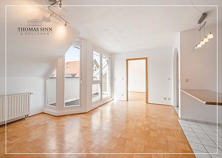 Kompakt. Gepflegt. Vielseitig. – 2-Zimmer-Dachgeschosswohnung in Weinsberg