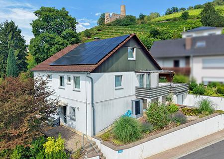 Familientraum an der Bergstraße: Freistehendes Zuhause in idyllischer Hanglage von Schriesheim - Ansicht