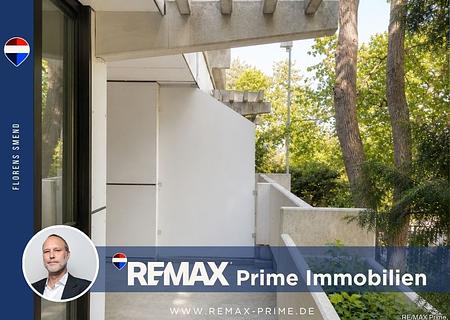 Gepflegte 2-Zimmer-Wohnung mit zwei Balkonen, Einbauküche und Duplexgaragenstellplatz – in Isarnähe - Balkon