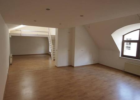 Reizvolle Wohnung mit Loftcharakter ! - auch für Studenten - - Wohn- und Schlafbereich über 2 Ebenen