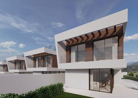 Exklusive Villen mit 3 Schlafzimmern, 3 Bädern, Gäste-WC, Privatpool und Dachterrasse mit Meerblick in wunderschöner Umgebung