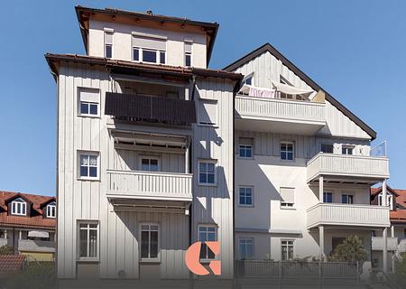 Zentrumsnahe, familienfreundliche Wohnung mit Süd-Balkon - Außenansicht