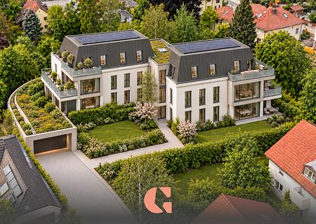 12 Wohnungen + Tiefgarage - Baugrundstück mit Genehmigung - KI-Visualisierung des Neubaus