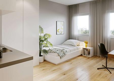 Renditestarke Kapitalanlage! Moderne Studentenwohnung am Top-Standort Würzburg - Visualisierung innen