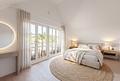 Hochklassige 3-Zimmer-Wohnung von 2021 mit luftigem Penthouse-Ambiente in Laufnähe zum See - Schlafzimmer (visualisiert)