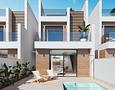 Villen mit 3 Schlafzimmern, 2 Bädern, Dachterrasse und Privatpool