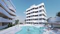 Appartements mit 2 Schlafzimmern, 2 Bädern, Klimaanlage und Einbauküchen mit Elektrogeräten in abgeschlossener Anlage mit Gemeinschaftspool und SPA