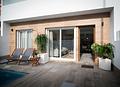 Reihenhäuser mit 3 Schlafzimmern, 2 Bädern, Dachterrasse und Privatpool