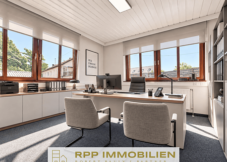 Platz fürs Team! 147 m² Büro | 5 Räume | 3 Stellplätze - Büroraum - Visualisierung