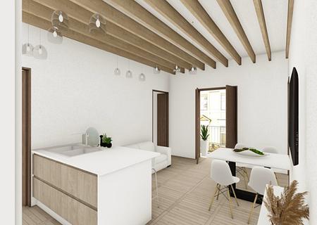 Mallorca helles Apartment im Herzen von Santa Catalina, Palma zu verkaufen
