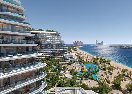 3 Schlafzimmer mit Meerblich auf der
Palm Jumeirah - Ext_Pool & Private Beach