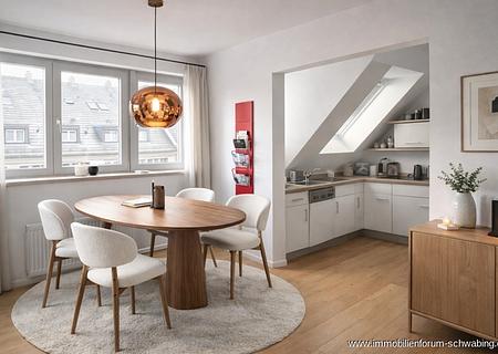 Helle 3,5-Zimmer-Maisonette in bester Lage von Gern - Offener Essbereich
