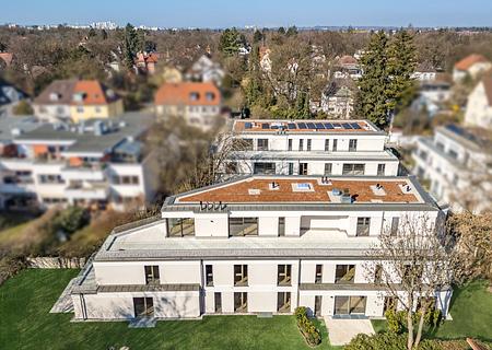 Erstbezug: Lichterfüllte 3-Zimmer-Wohnung mit Garten-Oase und Westausrichtung - Haus 2 Ostansicht