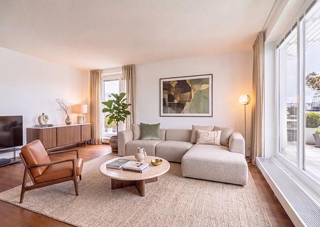 Lichterfüllte, optimal geschnittene 4-Zimmer-Dachterrassenwohnung mit perfekter Infrastruktur - Lichtfülle in den Räumlichkeiten