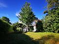 Zentrale und idyllische Lage im Österreicher Viertel! - Blick vom Garten auf das Haus