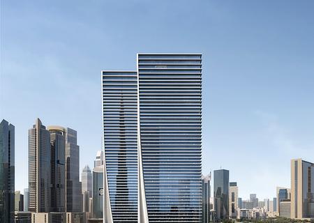 Angebunden an das Akala Hotel - 
Dubai International Finance Centre - 250429-Backside Elevation-08