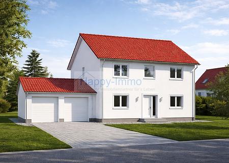 idyllisches Baugrundstück für 1 EFH mit genehmigtem Vorbescheid - Illustration des Hauses