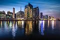 Neubau - Erstbezug - Business Bay -  Frontlage zum Dubai Canal - DAR_Pagani_Hero night