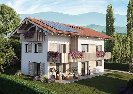 Beste Wohnlage in Bad Tölz:
Attraktives Einfamilienhaus auf Traumgrundstück 
- Panoramabergblick - Visualisierung Einfamilienhaus