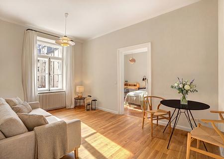 Charmant und einladend: 2-Zimmer-Wohnung mit Balkon im Dreimühlenviertel - Domizil im Dreimühlenviertel (teilweise virtuell möbliert)