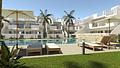 Obergeschoss-Wohnungen mit 2 Schlafzimmern, 2 Bädern, Dachterrasse, Kfz-Stellplatz und Gemeinschaftspool im El Alba Mediterranean Resort