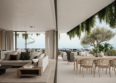 Pafilia Plaza mit Meerblick - Pafilia Plaza Balcony Split 3 Bedroom