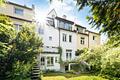 Historische Stadtvilla von 1902 mit großem Raumangebot, viel Charme und Gartenidyll - Rückseite des Stadthauses