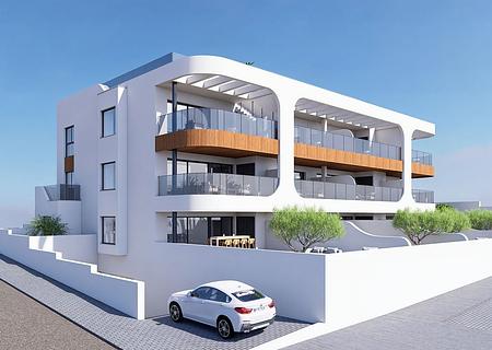 Penthouse-Wohnungen mit 3 Schlafzimmern, 2 Bädern, Dachterrasse, Tiefgaragenstellplatz und Gemeinschaftspool
