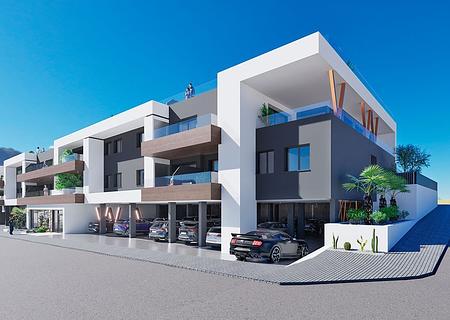 Moderne Appartements mit 3 Schlafzimmern, 2 Bädern, Einbauküchen mit Elektrogeräten und Gemeinschaftspool