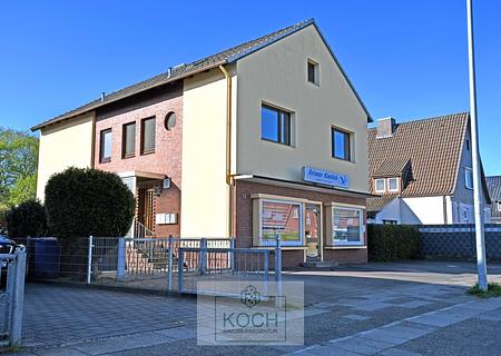 RESERVIERT > Kleines Wohn- und Geschäftshaus am Mecklenburger Weg (Leherheide) - Ansicht