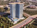 Studio mit eigenem Pool auf dem Balkon - Dubailand - AerialView01
