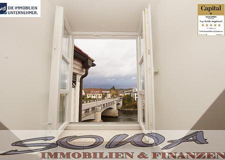 Schöne 3 Zimmer Wohnung im Zentrum mit Blick auf das Schloss in Neuburg zu vermieten - Ein neues Zuhause von SOWA Immobilien und Finanzen Ihr Experte vor Ort