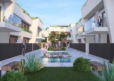 Schönes Penthouse mit großem Gemeinschaftspool in Strandnähe - 1
