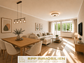 Ideal für Paare und kleine Familien: 3-Zimmer-Wohnung mit viel Potenzial und sonniger Süd-Loggia - Visualisierung Wohnzimmer