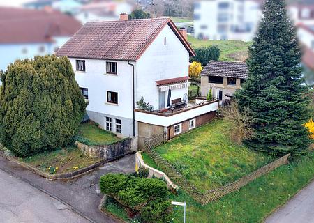 Gemütliches Zuhause mit großem Garten und Ausbaupotenzial in Sinsheim-Waldangelloch - Ansicht von oben