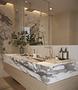 3 BR plus Maid - Fahid Island - Meerblick - 4378_Fahid Garden_Int_ 3 Bed Unit_Bathroom_Vignette_Final