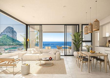 Fantastische Wohnungen mit 3 Schlafzimmern, 2 Badezimmern, Klimaanlage, Tiefgaragenstellplatz, Gemeinschaftspool und Meerblick