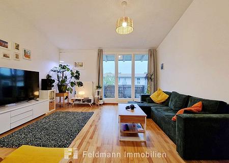 Ottobrunn: Lichtdurchflutet, hohe Räume, toller Schnitt - stylisches Wohnen in ruhiger Lage. - Wohnzimmer