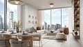 ONE RIVERPOINT - Business Bay - One River Point - Typical Living Room
