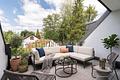 Exklusives Penthouse mit 4 Zimmern, großer Sonnenterrasse und offenem Wohnkonzept - Dachterrasse (KI-Staging)