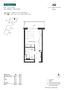 1-Zi.-Aparment mit Duschbad und Balkon - Grundriss