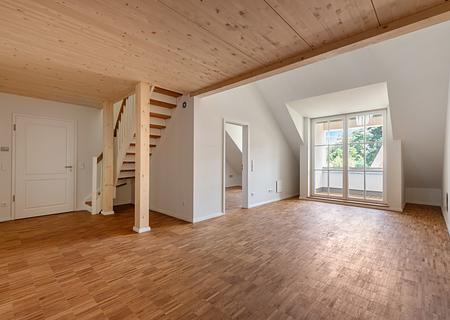 Zum Erstbezug: 3-Zimmer-Wohnung mit sonniger Süd-Loggia - Heller Wohn-/Essbereich