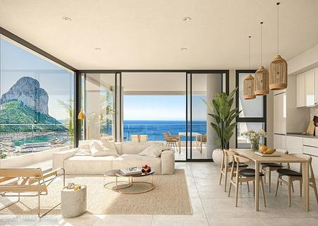 Calpe - Urlaubsflair das ganze Jahr! Zentrales Wohnen in exklusiver 4-Zimmer Wohnung mit Merrrblick - V11 FINAL