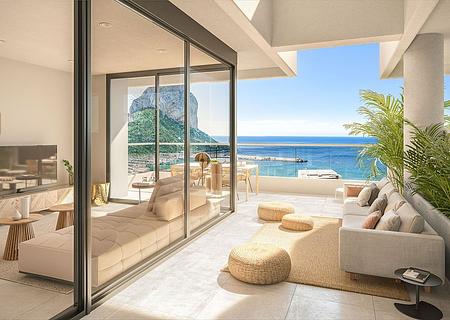 Fantastische Penthouse-Wohnungen mit 3 Schlafzimmern, 3 Badezimmern, Klimaanlage, Tiefgaragenstellplatz, Gemeinschaftspool und Meerblick