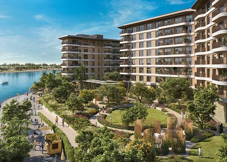 Studio im Gardenia Bay - Resale - ALDAR_GardeniaIB2_CGI20_PublicRealm_04_12K_PPS REV