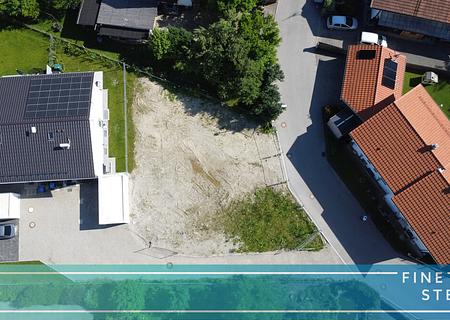 Baugrundstück mit bereits erbrachten Bauleistungen für den Bau einer Doppelhaushälfte - FINESTEP Immobilien